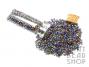 Opaque Frosted Pewter Iris Size 11-0 Seed Beads